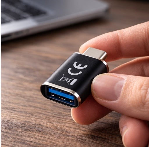 USB-C to USB-A Adapter USB 3.0 Type C Male to USB Female Converter Fast Data