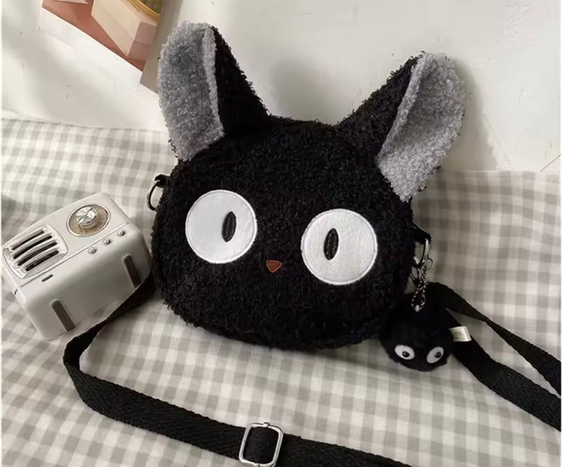 Cute Plush Bunny Crossbody Bag – Fluffy Mini Shoulder Bag for Women & Girls