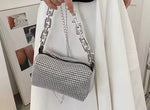 Sparkling Rhinestone Shoulder Bag – Elegant Crystal Evening Clutch for Women